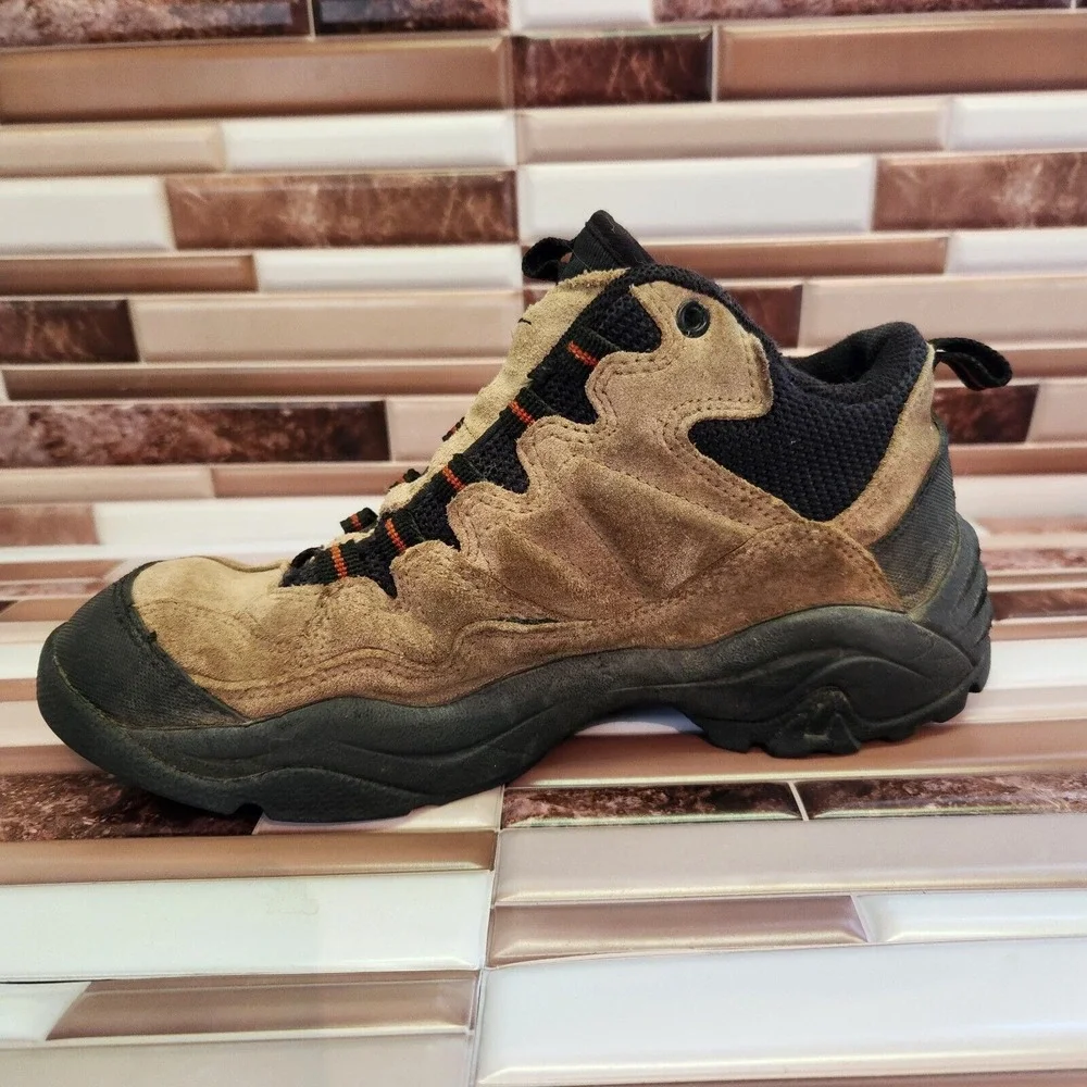 Nike Boots Mens Size 7 ACH Hiking Boots Brown Suede Vintage 2000 000709 No Laces